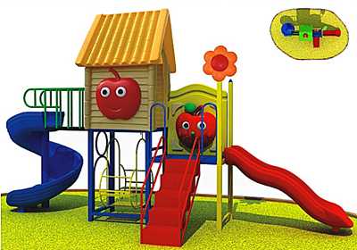 內蒙古小房子滑梯-3