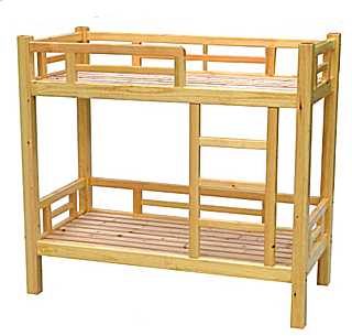 西藏原木雙層床