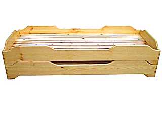 西藏兒童松木床